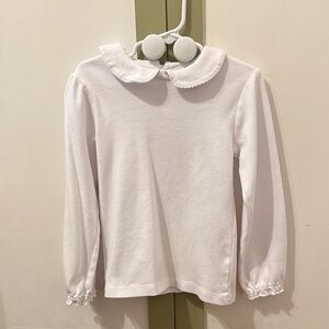 Bailey Boys Girls Button Back Knit Shirt with Peter Pan Collar